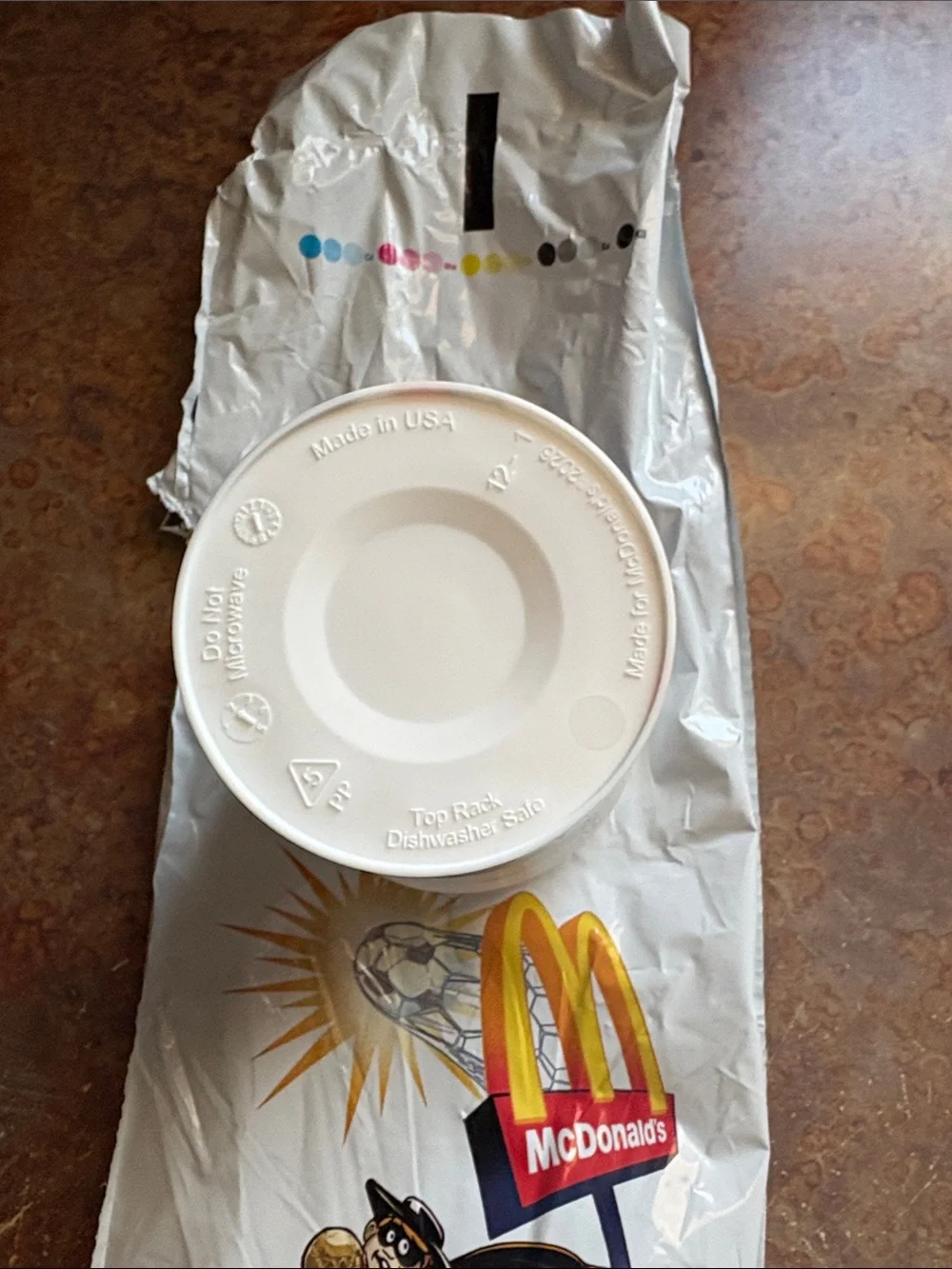 McDonald’s cup featuring French Soccer Legend Thierry Henry